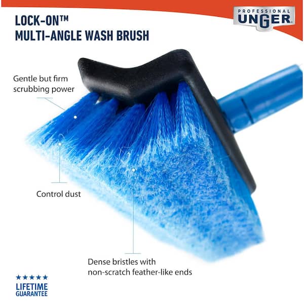 Unger Lock-On Multi-Angle Wash Brush 975820 - The Home Depot