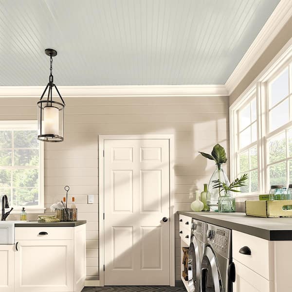 BEHR PREMIUM PLUS 1 gal. #W-F-720 Silver Leaf Ceiling Flat