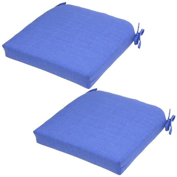 Plantation Patterns, LLC Periwinkle Outdoor Seat Cushion (2-Pack)