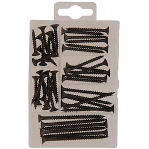 Black Bugle Head Drywall Screw Assorted Kit (44-Pack)