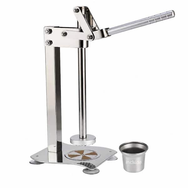Manual Citrus Juicer Heavy Duty Stainless Steel Press Squeezer for Lemon Lime Orange Nut Crusher with Non-Slip Base
