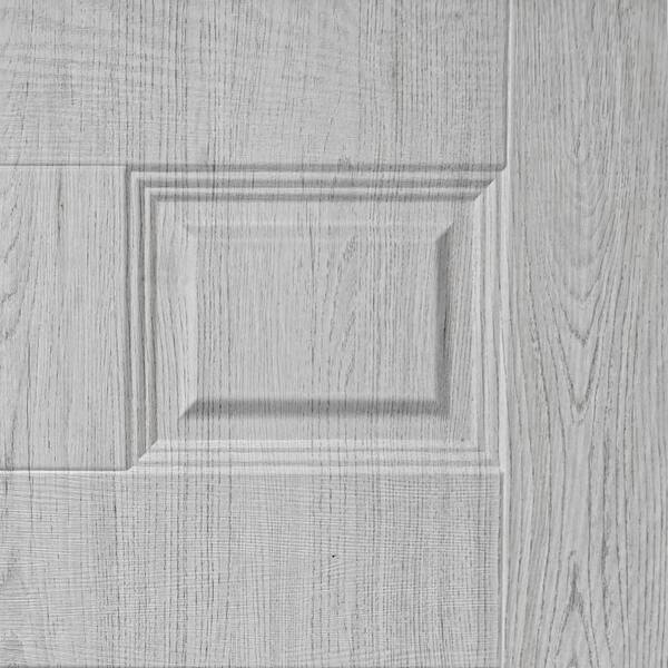 CALHOME 36 in. x 80 in. White Texture 6-Panel Hollow Core