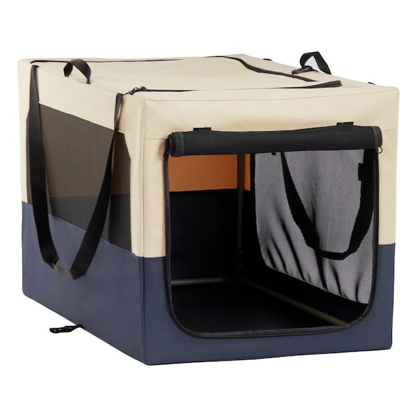 Soft Collapsible Dog Crate for Home or Travel