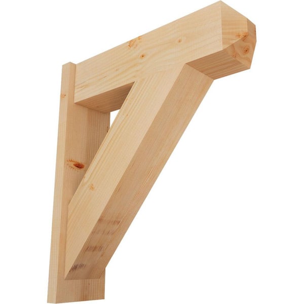 Ekena Millwork 8 in. x 30 in. x 26 in. Traditional Craftsman Smooth Douglas Fir Outlooker