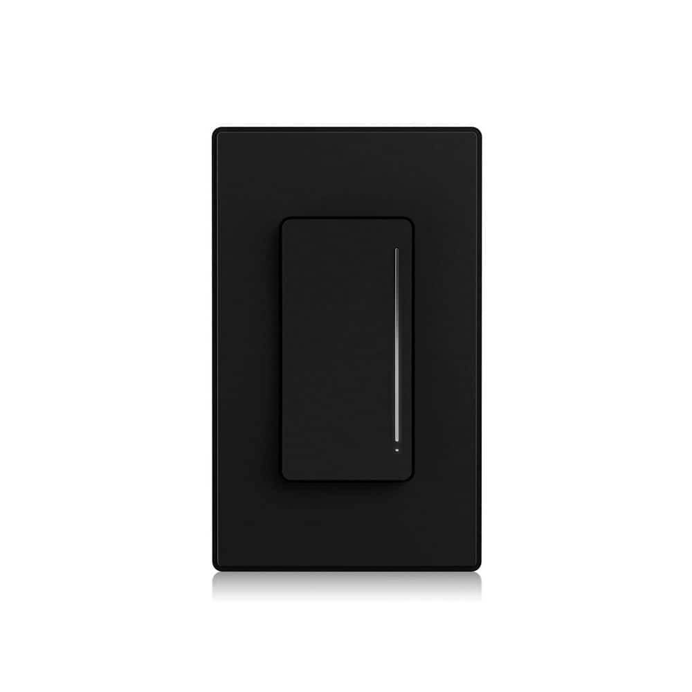 Smart Dimmer Light Switch, Single Pole/3 Way, 2.4GHz Wi-Fi Touch Dimmer Compatible w/Alexa & Google Assistant, Black 1PC price history on PriceWatchPro