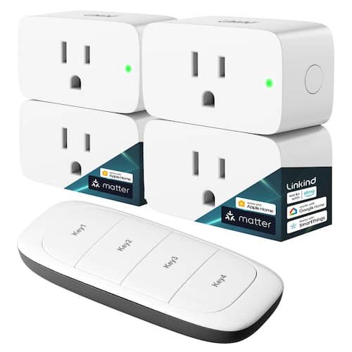 Smart Plug Alexa And Apple Homekit Pack 15A/1800-Watt Smart Plug