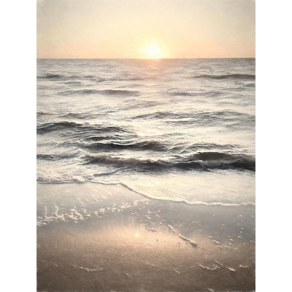 Silver and Gold Sunset by Grotto Studios Unframed Graphic Print Poster Art Print 24 in x 18 in.
