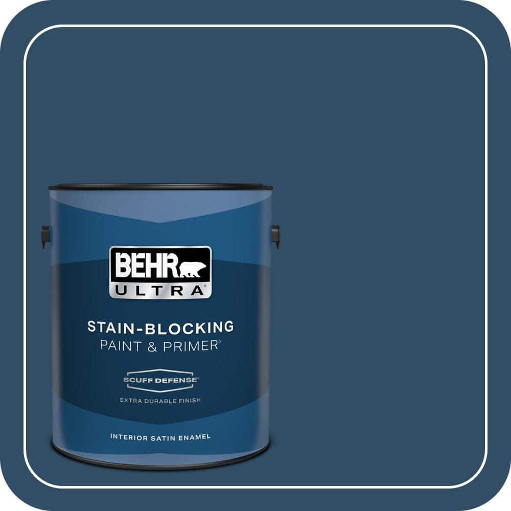 1 gal. #ECC-53-3 Outer Space Extra Durable Satin Enamel Interior Paint & Primer price history on PriceWatchPro