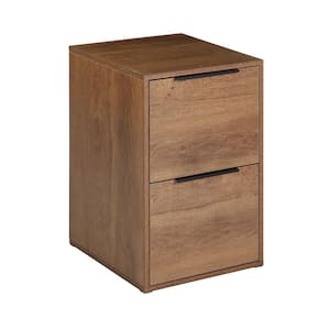 Light Brown File Cabinet with 2-Drawer