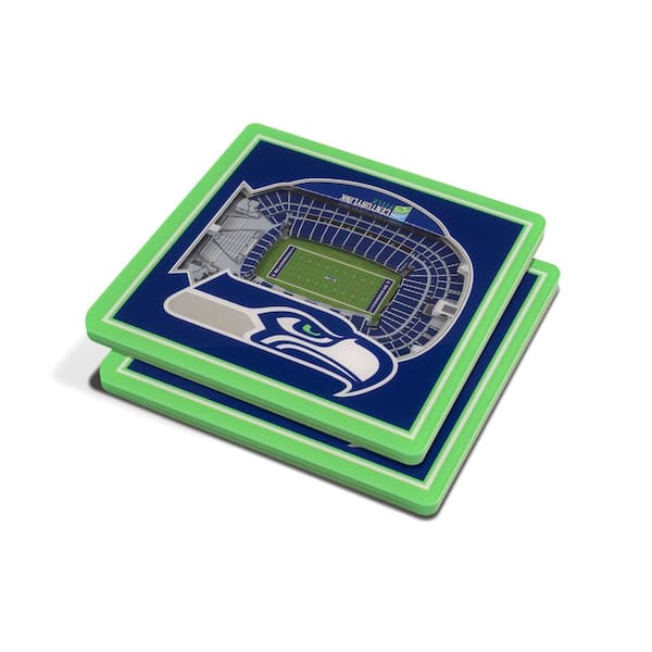NFL Seattle Seahawks 3D StadiumViews Coasters
