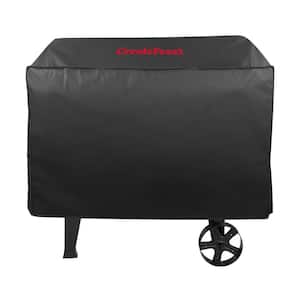 47 in. Premium Oxford Grill Cover, Waterproof, Heavy-Duty for All-Year Weather Protection, Black