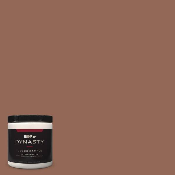 BEHR DYNASTY 8 oz. #S190-6 Rio Rust One-Coat Hide Matte Stain-Blocking Interior/Exterior Paint & Primer Sample