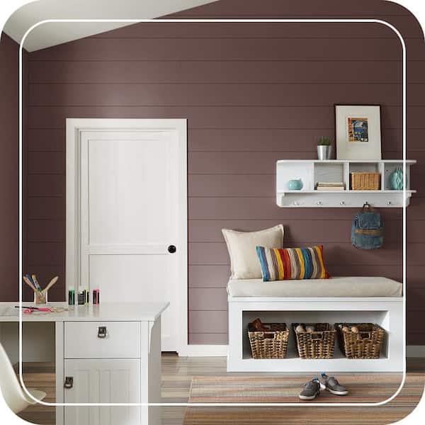 BEHR PREMIUM PLUS 8 oz. #MQ1-54 Death By Chocolate Satin Enamel