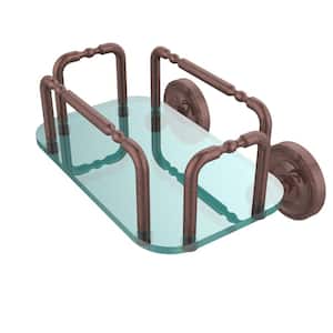 Prestige Wall Mounted Guest Towel Holder in Antique Copper