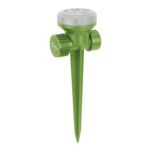 1022 sq. ft. 5-Pattern Turret Sprinkler with Durable Spike