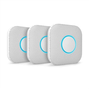 Nest Protect - Smoke Alarm and Carbon Monoxide Detector - Wired - 3 Pack