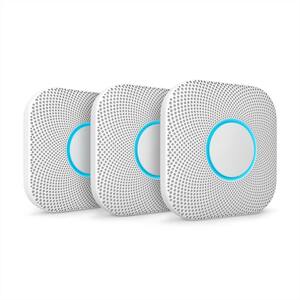 Nest Protect - Smoke Alarm and Carbon Monoxide Detector - Battery Operated - 3 Pack