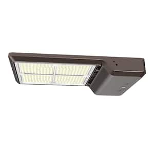 600-Watt Equivalent Integrated LED Bronze Area Light TYPE 3 Adjustable Lumens and CCT 7-Pin Receptacle with Shorting Cap