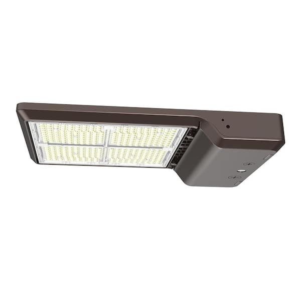 ETi 600-Watt Equivalent Integrated LED Bronze Area Light TYPE 3 Adjustable Lumens and CCT 7-Pin Receptacle with Shorting Cap