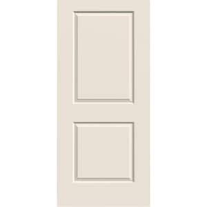 36 in. x 80 in. Carrara 2 Panel No Bore Solid Core Primed Molded Composite Interior Door Slab