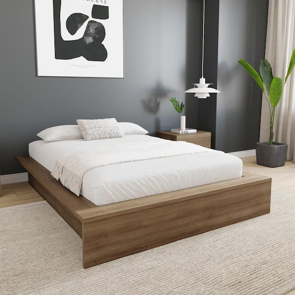 Nexera James Brown Frame Full Size Platform Bed