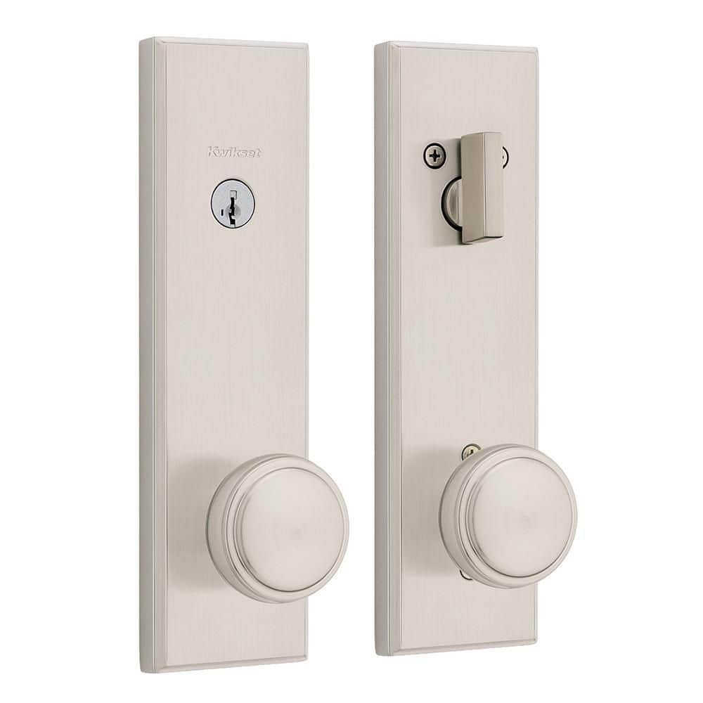 Sora Satin Nickel Keyed Entry Set Single Cylinder Door Handleset ft SmartKey Security price history on PriceWatchPro