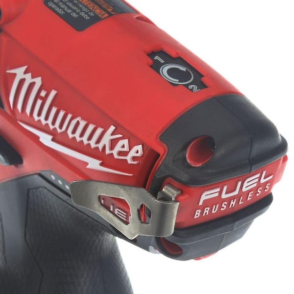 Milwaukee - M12 FUEL 12V Lithium-Ion Brushless Cordless 1/4 in. Hex Impact Driver Kit W/(2) 2.0Ah Batteries, Charger & Hard Case