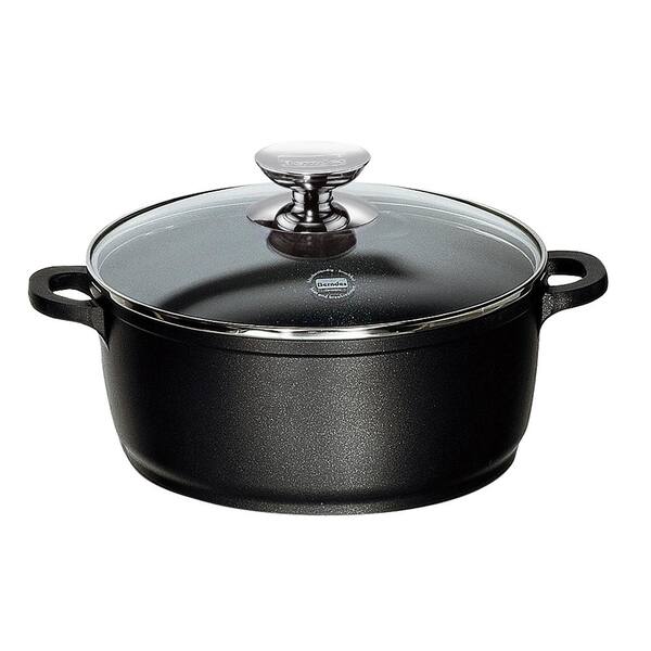 Berndes Vario Click 6.75 in. /1.25 Qt. Induction Round Dutch Oven with Lid Black