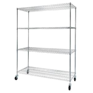 Adjustable Silver Wire Shelf (59.06 in. D x 23.62 in. W)