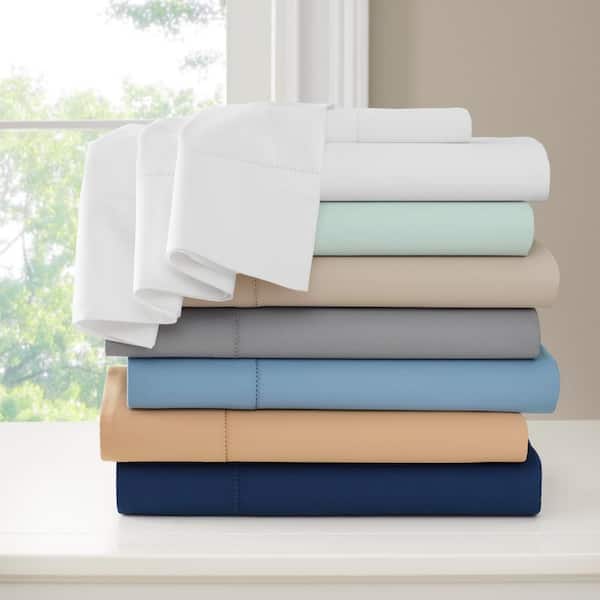 DTEX HOMES 400 Thread Count Egyptian Cotton Sateen Flat Sheet King