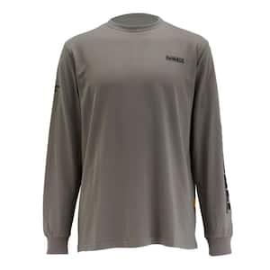 Brand Carrier Unisex Large Charcoal Blend Long Sleeved T-Shirt