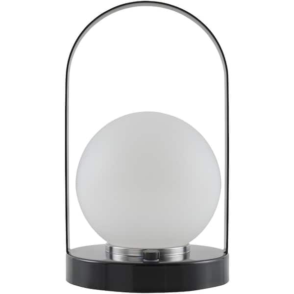 Livabliss Furnas FRN-035 8 in. H x 5 in. W x 5 in. D Accent Table Lamp, Black