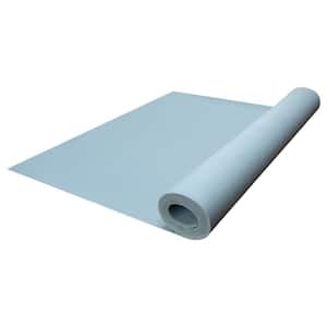 Fine-Ribbed 3 ft. x 2 ft. Dark Gray Thermoplastic Rubber Garage Flooring Rolls