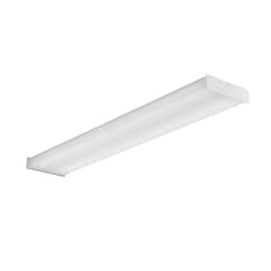 Contractor Select SBL4 Series 4 ft. Dimmable 4000K Cool White Integrated 3994 Lumen LED Square-Basket Wraparound