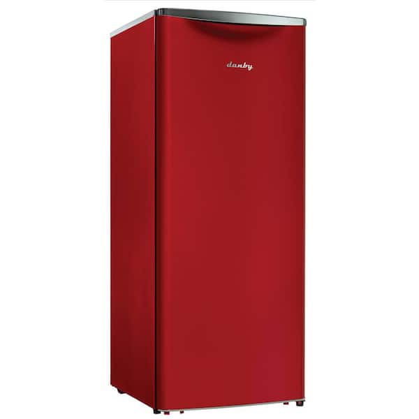Danby Contemporary Classic 24 in. W 11.0 cu. ft. Freezerless Refrigerator in Red, Counter Depth