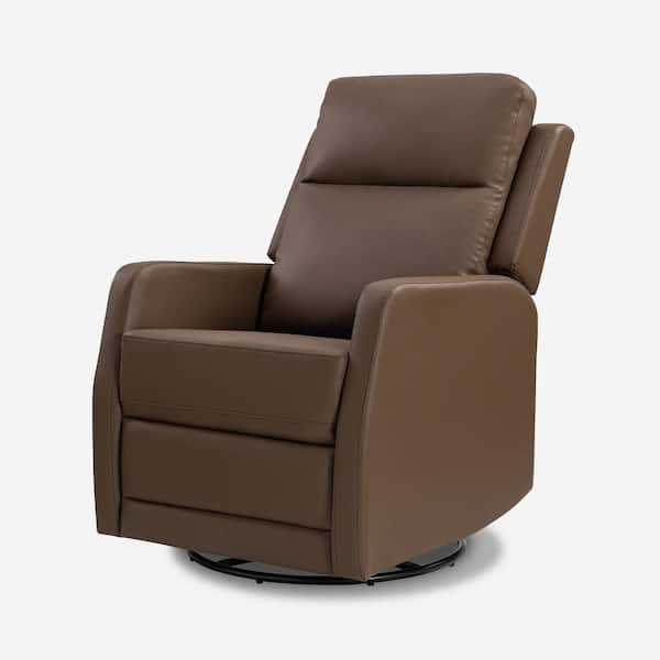 ARTFUL LIVING DESIGN Prudencia Chocolate Rocker Recliner with Wingback