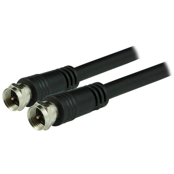 GE 3 ft. RG-6 Video Coaxial Cable - Black