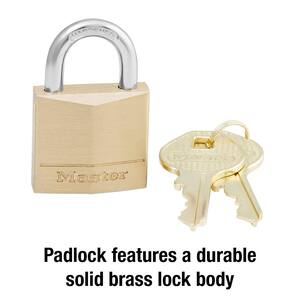 Lock with Key, 1-3/16 in. Wide
