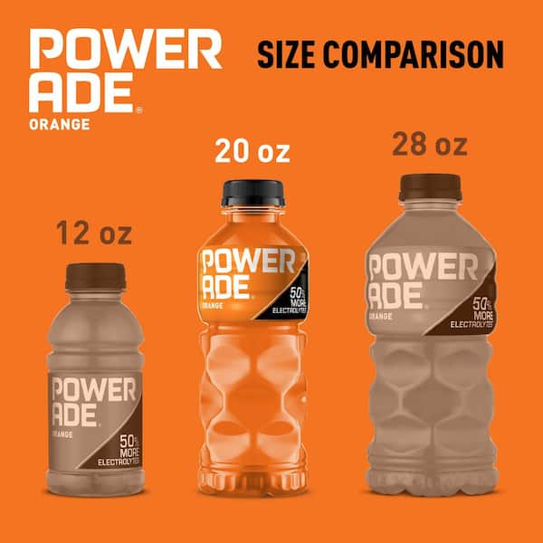 POWERADE Orange Bottles, 20 fl. oz., 8 Pack