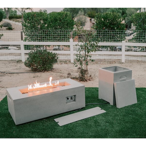 Tank Cover Box, Fire Pit Table Propane Rectangle