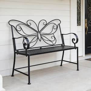 4 ft. Outdoor Patio Steel Porch Chair Loveseat Bench