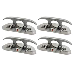 Folding Stainless Steel Cleat - 4-1/2, Value 4-Pack
