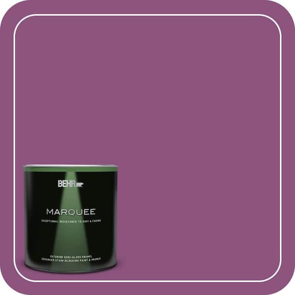 BEHR MARQUEE 1 qt. Home Decorators Collection #HDC-MD-07 Dynamic Magenta Semi-Gloss Enamel Exterior Paint & Primer