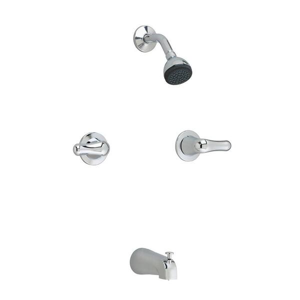 American Standard Colony Soft 2-Handle 1-Spray Tub and Shower Faucet in ...