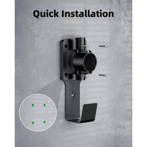 Ahfiwaso Electric Vehicle J1772 Charger Holder 180° Rotating