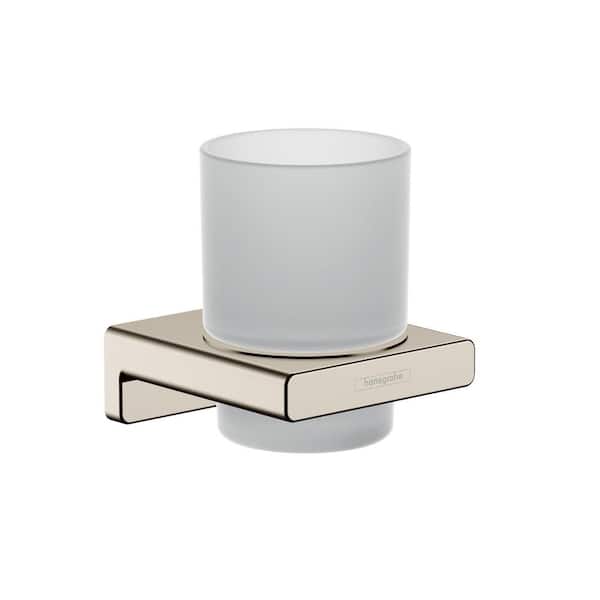 AddStoris Toothbrush Tumbler in Polished Nickel