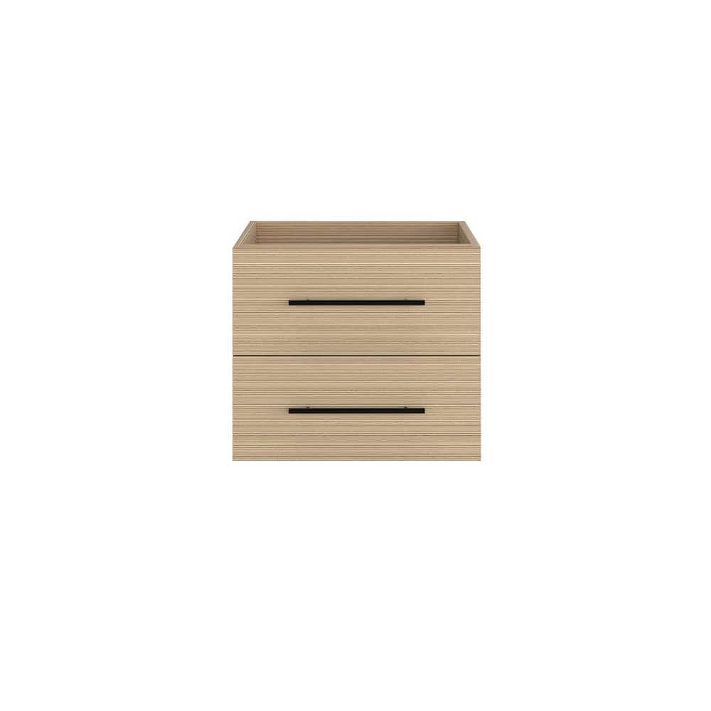 Napa 24 in. W x 22 in. D x 21 in. H Single Sink Bath Vanity Cabinet without Top in Sand Pine, Wall Mounted price history on PriceWatchPro