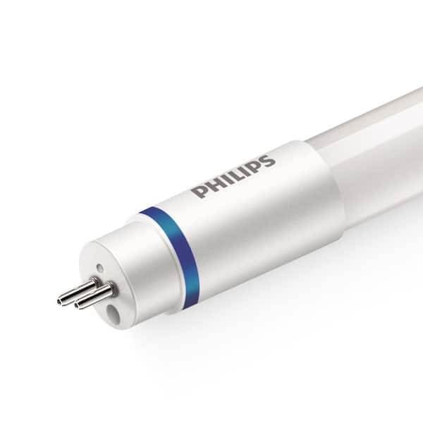 Philips 54-Watt Equivalent 46in. Linear T5 InstantFit LED Tube Light Bulb Cool White (4000K) (1-Pack)