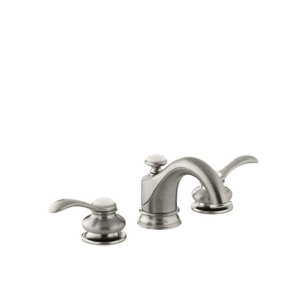 KOHLER Fairfax Widespread Lavatory Faucet In Brushed Chrome K-12265-4-G ...