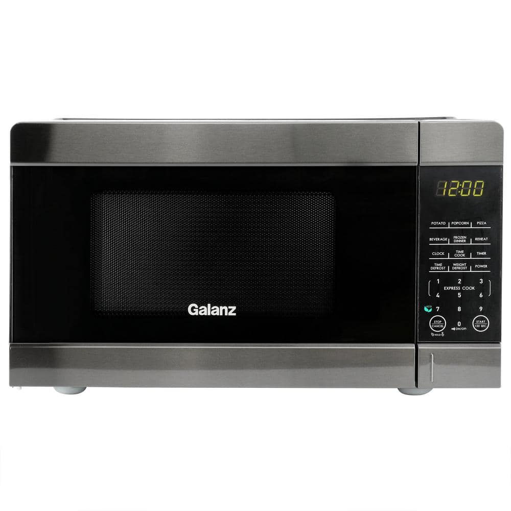 Galanz 0.9 cu ft. 10 Level 900Watt Countertop Microwave in Gray 985121269M The Home Depot